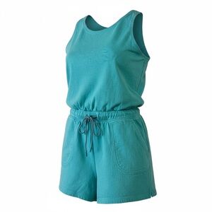 Athleta Girl Teal Blue Sleeveless Romper